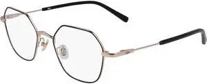 MCM-MCM2141A 781 Square Eyeglasses Shiny Rose Gold/Black