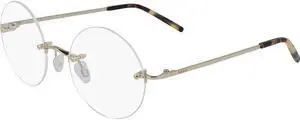 DKNY-DK1019 717 Round Eyeglasses Gold