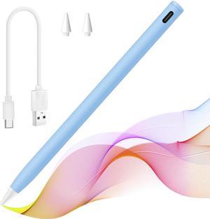 Stylus Pen Compatible for iPad (2018 and Later) ,Palm Rejection, Compatible with iPad Pro 11&12.9 Inch,iPad Air (3rd/4th/5th),iPad Mini(5/6th),iPad(6/7/8/9th),Tilting Detection (Blue)