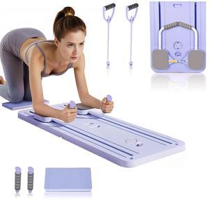 KUYiA Pilates Portable Reformer 2025 Portable Foldable Design Pilates at Home Workout Equipment Suitability Workout Equipment for Women(Purple) KUYiA Pilates Portable Reformer 2025 Portable Foldable Design Pilates at Home Workout Equipment Suitability Workout Equipment for Women(Purple)