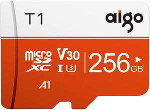 Aigo 256GB TF (MicroSD) high-speed memory card + Chuanyu multi-function combo high-speed card reader supports SD/TF