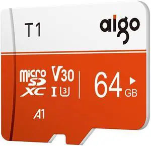 Aigo 64GB TF (MicroSD) high-speed memory card + Chuanyu multi-function combo high-speed card reader supports SD/TF