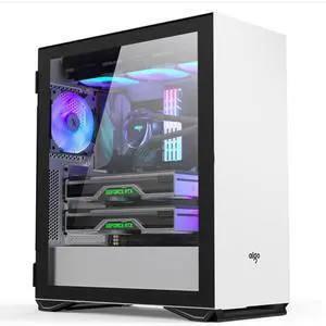 Aigo YOGO M2 PRO white gaming shoebox computer case E-ATX/ATX motherboard/360 cold row/side-pull tempered glass/vertical graphics card Aigo YOGO M2 PRO white gaming shoebox computer case E-ATX/ATX motherboard/360 cold row/side-pull tempered glass/vertical graphics card