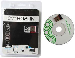 USB WiFi Adapter Up to 150 Mbps wireless data rate, USB 2.0 interface, support Windows 10 8 7 Vista XP
