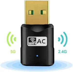 USB dual-band USB wireless network card 600Mbps mini 2.4G/5.8G wireless wifi adapter