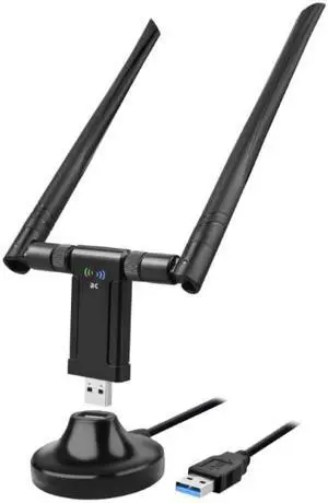SAKOSE 5GHz USB WIFI adapter 1900mbps 802.11ac long-distance WiFi receiver with 4*5dBi antenna USB 3.0 wireless Ethernet adapter