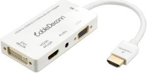 HDMI to dvi 4Kvga hdmi4K Audio display different display band audio four-in-one adapter cable