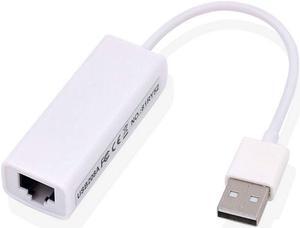 RJ45 Ethernet Adapter with USB 2.0  Gigabit Wired Ethernet Network Adapter -USB to Ethernet LAN Card Adapter (100Mbps USB2.0 )