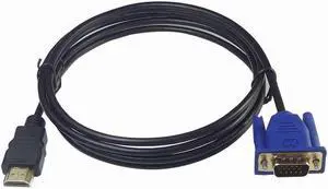 SA 1.8 M HDMI Cable HDMI To VGA 1080P HD With Audio Adapter Cable HDMI TO VGA Cable Factory Price Drop Shipping