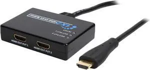 SA HMSP102KT Pigtail 1 x 2 HDMI 4K2K Amplifier Splitter Full 3D