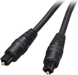 SA Model PT6 6 ft. Premium Toslink Audio Cable - Black Jacket