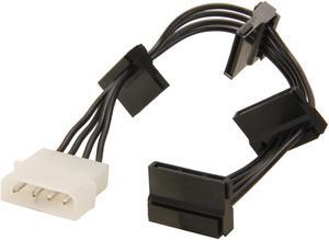 SA SATA4-POWER 4 Pins Molex Connector to 4 Serial ATA Power Cable (2 power cords per pack)