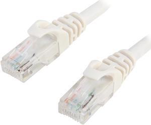 SA C6EB-10W 10 ft. Cat 6 White Enhanced 550MHz Patch Cables  10 foot (2 cables per pack)