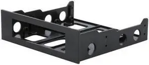 Bracket-525 3.5" Drive/Device Transfer Bracket For 5.25" Drive Bay (Black)