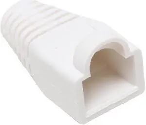 SA C6BOOT-W White Color Snagless Boots for RJ45, 50-Pack