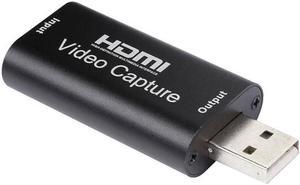 Audio Video Capture Card HDMI to USB 2.0 1080P Record Directly to Computer for Gaming, Streaming, Teaching, Video Conference or Live Broadcasting