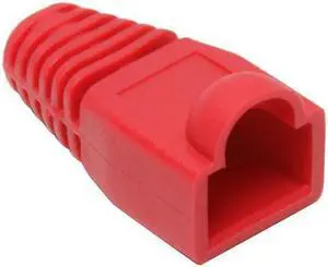 SA C6BOOT-R Red Color Snagless Boots for RJ45, 50-Pack