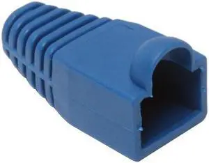 SA C6BOOT-B Blue Color Snagless Boots for RJ45, 50-Pack