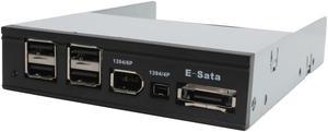 SA USB2.0/Firewire/e-SATA Combo Internal HUB Panel