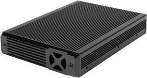 SA 2535AU Aluminum 3.5" Black SATA I/II/III 2.5" to 3.5" SATA HDD/SSD Converter (Converting for Internal, External or Mobile purposes)