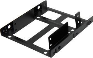 SA (2 pieces per package) BRACKET-225 Dual 2.5" HDD/SSD Metal Mounting Kit Fit into a 3.5"Bay Slot