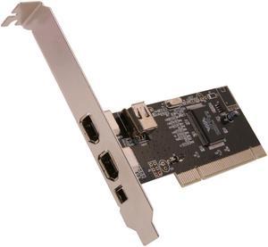 SA Firewire 1394A 3+1 Ports PCI Card - VIA Chipset Model BT-FW310V