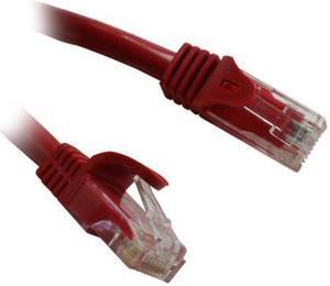 (10 network cables per pack) SA  C6EB-1R 1 ft. Cat 6 Red Enhanced 550MHz Patch Cables