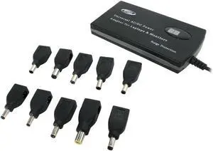 SA SLIM-90LCD Auto Voltage Detection 90W Universal Laptop AC Power Adaptor w/ USB 5V Charge port