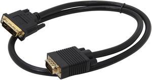SA DVIGA-03 DVI-A Male to HD15 VGA Male Analog Video Cable