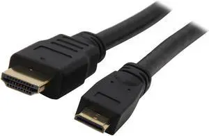 SA HM-MINI6 6 ft. Black HDMI Male to HDMI mini Male HDMI Male to HDMI mini Male High Speed Cable Male to Male