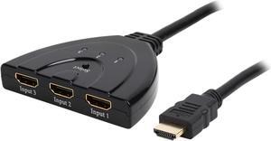 SA HM-SW301KT Ultra-high Performance 3 Ports Pigtail HDMI® 4K2K Switcher Full 3D