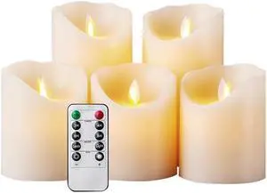 Flameless LED Candle Light Bright Flickering Bulb Battery Operated Tea Light with Realistic Flames Fake Candle for Birthday/Wedding /Christmas