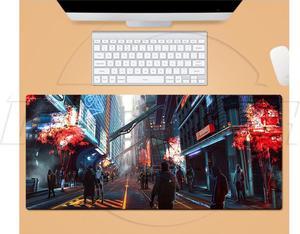 SA  Cyberpunk 2077 0.12“ x 35.40” x 15.70“ Oversized Extended Gaming Anime Mousepad Suitable for work and games Super durable personalise design Special pattern surface Oversized mouse pad