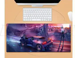 SA Cyberpunk 2077 Non-slip Large mouse pad for office and home With non-slip edges High durability and portability0.12“ x 35.40” x 15.70“mouse pad Second element Game personalise mousepad SA Cyberpunk 2077 Non-slip Large mouse pad for office and home With non-slip edges High durability and portability0.12“ x 35.40” x 15.70“mouse pad Second element Game personalise mousepad