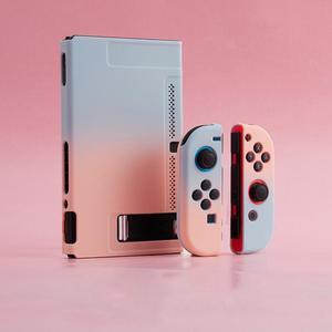 SA Case Compatible with Nintendo Switch,Protective Cover Case Compatible with Nintendo Switch and Joy-Con Controllers(Pink and blue suit)