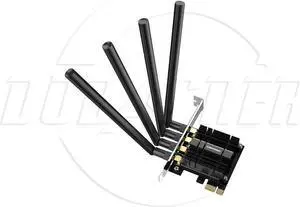 SA Pcie wireless adapter 1750Mbps WiFi dual-band wireless 802.11 AC1750 WiFi expansion card with Heat Sink 4 external detachable omnidirectional antennas WiFi card Wireless LAN wireless WiFi  adapter