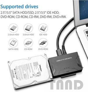 Hard drive external case for 3.5 HDD SATA to USB 3.0 - Cablematic