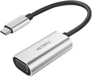 WIWU Alpha USB-C/Type-C to VGA Hub, Length:110mm