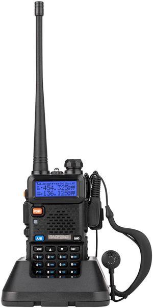 BAOFENG 15 LCD 5W 136174MHz  400520MHz Dual Band Walkie Talkie with 1LED Flashlight Black