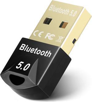 USB Bluetooth 5.0 Adapter for PC Win10/8.1/8/7/XP/Vista Bluetooth Dongle  Computer Desktop Wireless Transfer for Laptop Bluetooth Headphones Headset  Speakers Keyboard Mouse Printer 