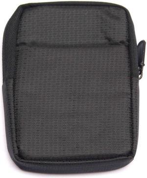 External Hard Drive Case Shockproof 2.5 Inch Hard Drive Carrying Travel Storage Case Portable HDD SSD Storage Pouch Bag For Seagate WD Electronics Organizer, Black