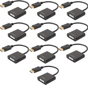 BENFEI DisplayPort to DVI 6 Feet Cable, DisplayPort to DVI Adapter Male to  Male Gold-Plated Cord Cable for Lenovo, Dell, HP and Other Brand
