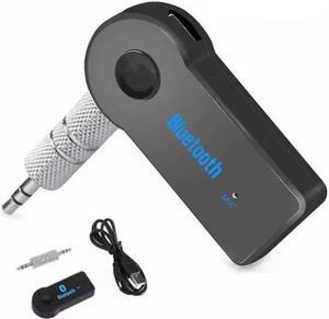 Hannord 2 in 1 Wireless Bluetooth Receiver Transmitter Adapter 3.5mm Jack for Audio Stereo System Headphone Speaker Headphone Reciever Handsfree (Black)