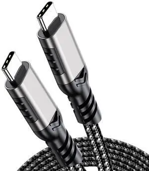 Hannord USB C 3.2 Gen 2x2 Cable, 8K@60Hz Portable Monitor Video Cable 4K@144/120/60Hz, 20Gbps Data Transfer, PD3.1 QC5.0 240W Fast Charging, for iPhone 17/16/15, MacBook, SSD, Carplay, 10 ft. Hannord USB C 3.2 Gen 2x2 Cable, 8K@60Hz Portable Monitor Video Cable 4K@144/120/60Hz, 20Gbps Data Transfer, PD3.1 QC5.0 240W Fast Charging, for iPhone 17/16/15, MacBook, SSD, Carplay, 10 ft.