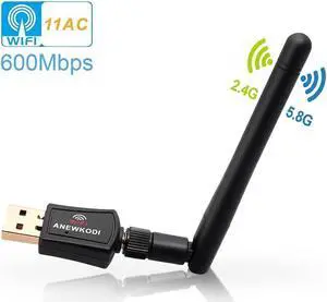 USB WIFI Adapter - 600Mbps Dual Band 2.4G 150Mbps 5G 433Mbps Wireless USB Wifi Adapter, 802.11AC/a/b/g/n AC600 High Gain Antenna Network Lan Card For Windows 10/XP/Vista/7/8/8.1/10 (32/64bits) MAC OS USB WIFI Adapter - 600Mbps Dual Band 2.4G 150Mbps 5G 433Mbps Wireless USB Wifi Adapter, 802.11AC/a/b/g/n AC600 High Gain Antenna Network Lan Card For Windows 10/XP/Vista/7/8/8.1/10 (32/64bits) MAC OS