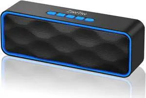 Portable wireless Bluetooth speakers, Portable 4.2 Wireless Speaker EDR Stereo with Loud HD Audio and Bass, Built-In Mic, FM Radio, 12H Playtime , TF Card , Dual Driver for Indoor & Outdoor Use Portable wireless Bluetooth speakers, Portable 4.2 Wireless Speaker EDR Stereo with Loud HD Audio and Bass, Built-In Mic, FM Radio, 12H Playtime , TF Card , Dual Driver for Indoor & Outdoor Use
