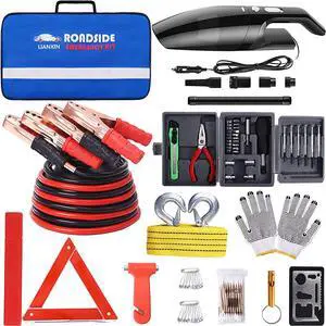 Emergency Car Kit car Accessories-Multipurpose Emergency Pack Car Premium Road Kit ,High Power Handheld Vacuum,Tow Rope,Reflective Warning Triangle.etc, Car Emergency Kit ,Roadside Assistance Kit Emergency Car Kit car Accessories-Multipurpose Emergency Pack Car Premium Road Kit ,High Power Handheld Vacuum,Tow Rope,Reflective Warning Triangle.etc, Car Emergency Kit ,Roadside Assistance Kit
