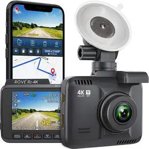 4K Dash Cam Built in WiFi GPS Car Dashboard Camera Recorder with UHD 2160P, 2.4" LCD, 150° Wide Angle, WDR, Night Vision 4K Dash Cam Built in WiFi GPS Car Dashboard Camera Recorder with UHD 2160P, 2.4" LCD, 150° Wide Angle, WDR, Night Vision