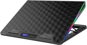 RGB Laptop Cooling Cooler Pad for 17-20 Inch Notebook 1 Fan Heavy Coolers Pads, 2 USB Ports, AA2