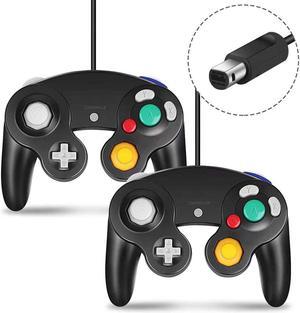 Gamecube Controller, CIPON Wired Controllers Classic Gamepad Joystick for Nintendo and Wii Console Game Remote Black